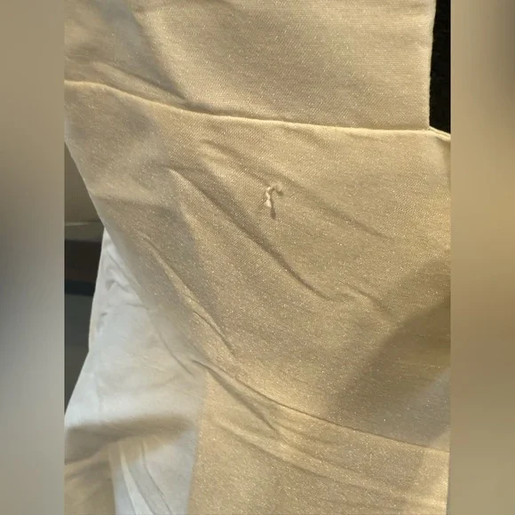 Elegant White Sleeveless Dress by‎ Alfred Sung Size 14 Sample NWT - Picture 6 of 7